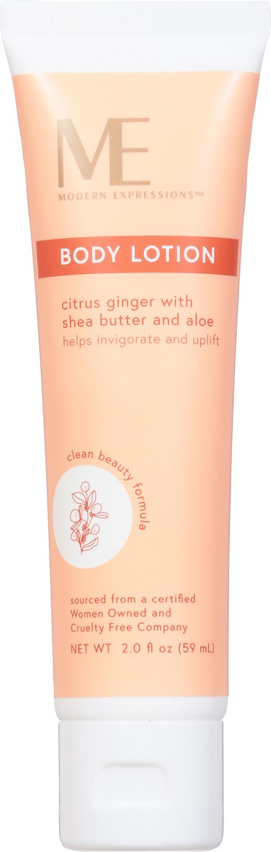 slide 5 of 9, Modern Expressions Citrus Ginger with Shea Butter and Aloe Body Lotion 2.0 fl oz, 2 fl oz