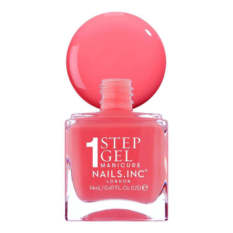slide 7 of 7, Nails Inc. Go Top Less Sofia Nail Polish - Coral Creme - 0.47 fl oz, 0.47 fl oz