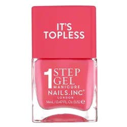Nails Inc. Go Top Less Sofia Nail Polish - Coral Creme - 0.47 fl oz