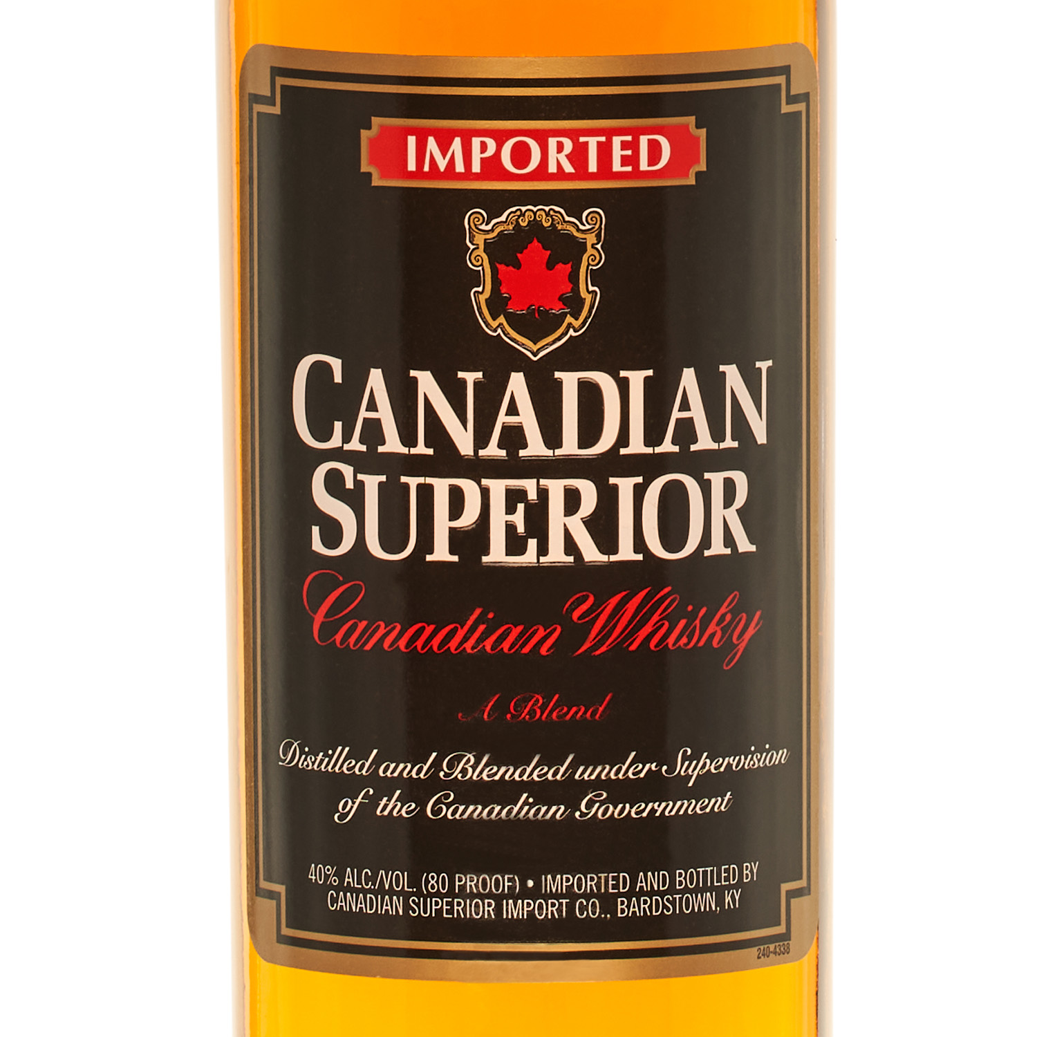 slide 2 of 2, Canadian Superior Canadian Whisky, 750 ml