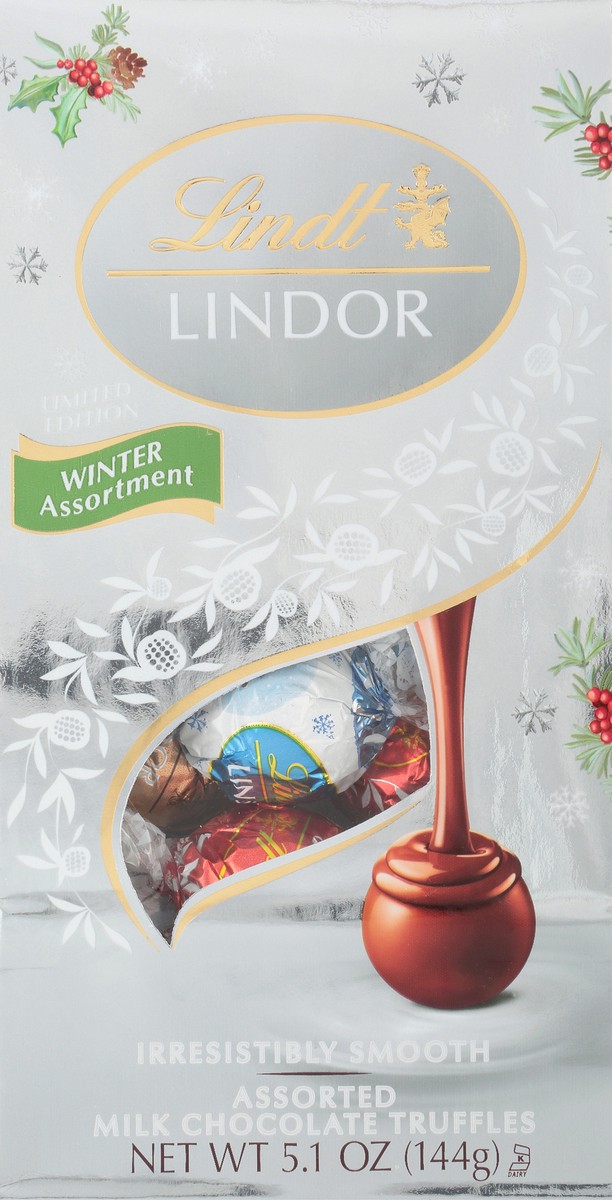 slide 4 of 9, Lindt Assorted Milk Chocolate Truffles 5.1 oz, 5.1 oz
