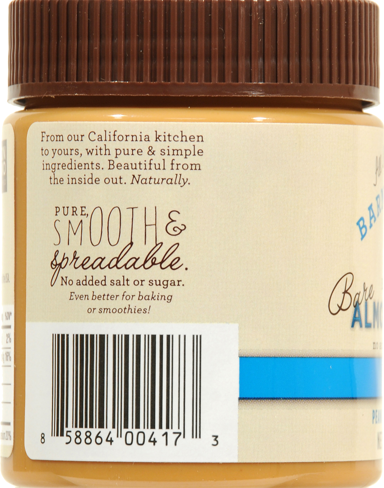 slide 3 of 4, Barney Butter Bare Smooth Almond Butter, 10 oz