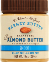 slide 1 of 1, Barney Butter Bare Smooth Almond Butter, 10 oz