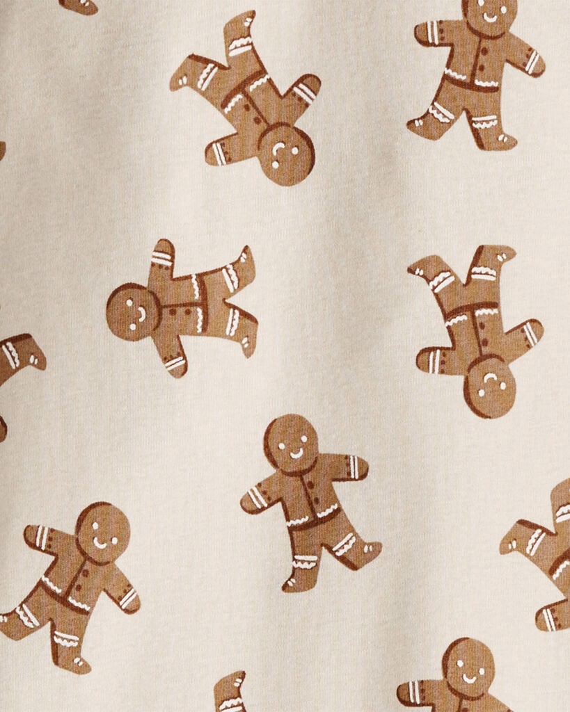 slide 2 of 3, Littleplanet Kid Organic Cotton Pajamas Set in Gingerbread Man Print Gingerbread Man 10, 1 ct