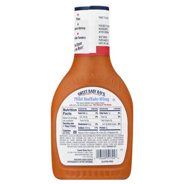 slide 2 of 5, Sweet Baby Ray's Mild Buffalo Wing Sauce 16 fl oz, 16 fl oz