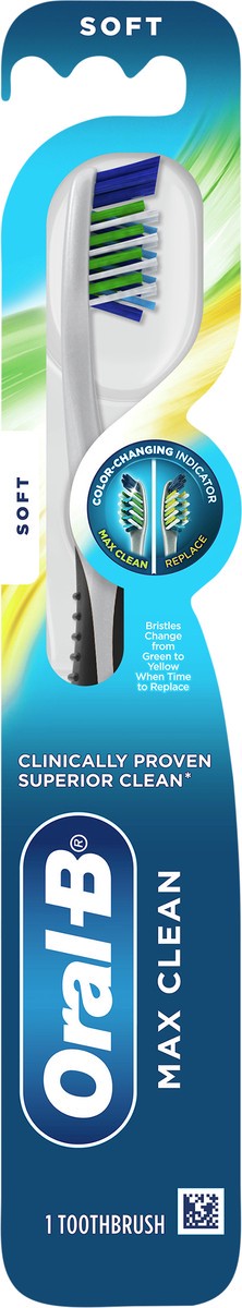 slide 8 of 8, Oral-B CrossAction Max Clean Manual Toothbrush, Soft, 1 Count, 1 ct