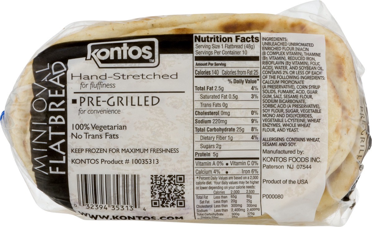 slide 9 of 9, Kontos Pregrilled Mini Oval, 10 ct