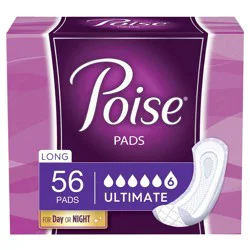Poise Pads, Ultimate Absorbency, Long Length
