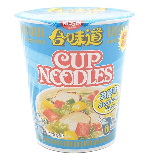 slide 1 of 1, Nissin Cup Noodle Seafood Flavor, 2.64 oz