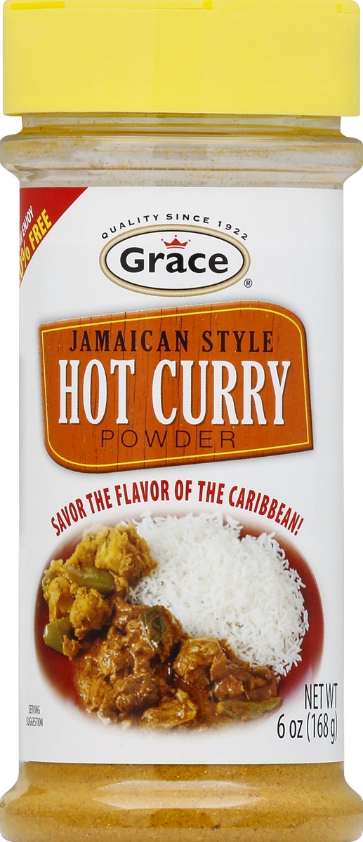 slide 2 of 2, Grace Hot Curry Powder, 6 oz