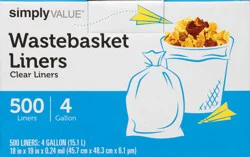 Simply Value Wastebasket Liner