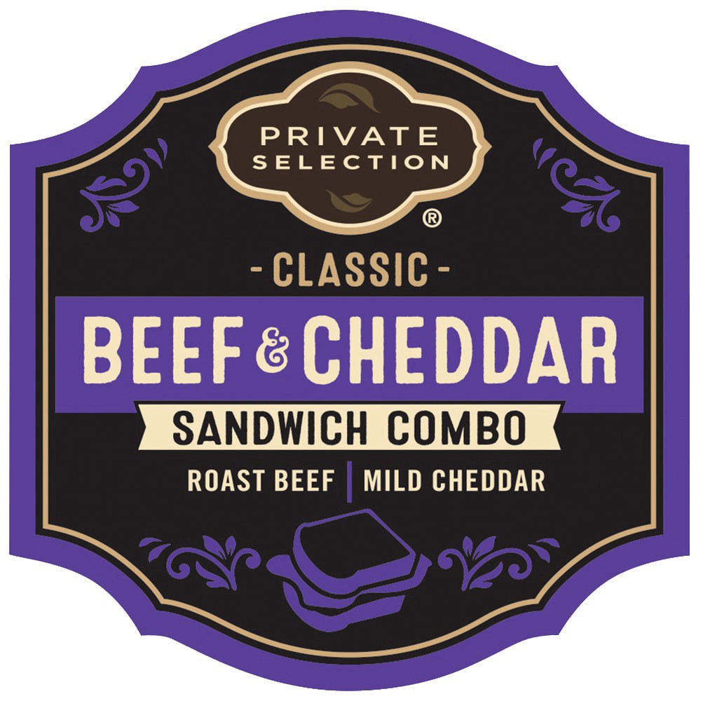 slide 2 of 2, Private Selection Classic Beef & Cheddar Sandwich Combo, 1 ct