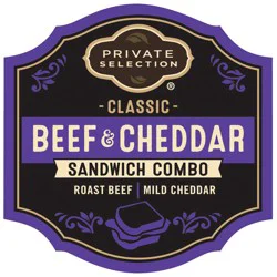 Private Selection Classic Beef & Cheddar Sandwich Combo