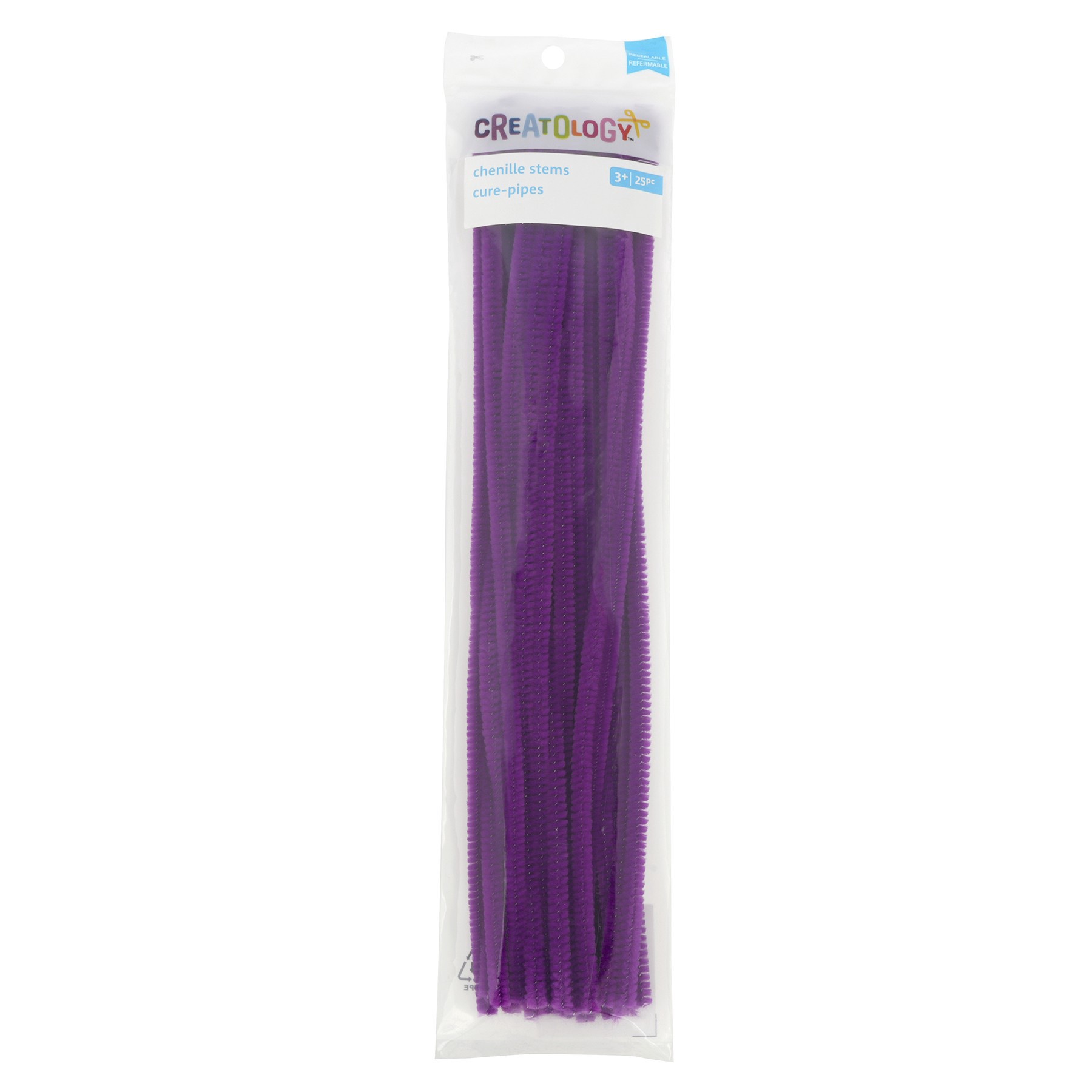 slide 2 of 2, Purple Chenille Pipe Cleaners, 25ct. By Creatology, 25 ct