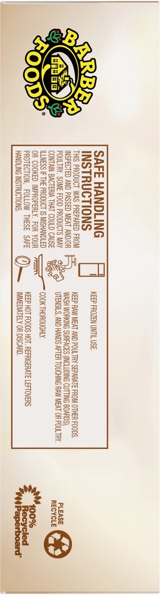 slide 3 of 7, Barber Foods Stuffed Chicken Breasts Cordon Bleu, 2 Count (Frozen), 283.50 g