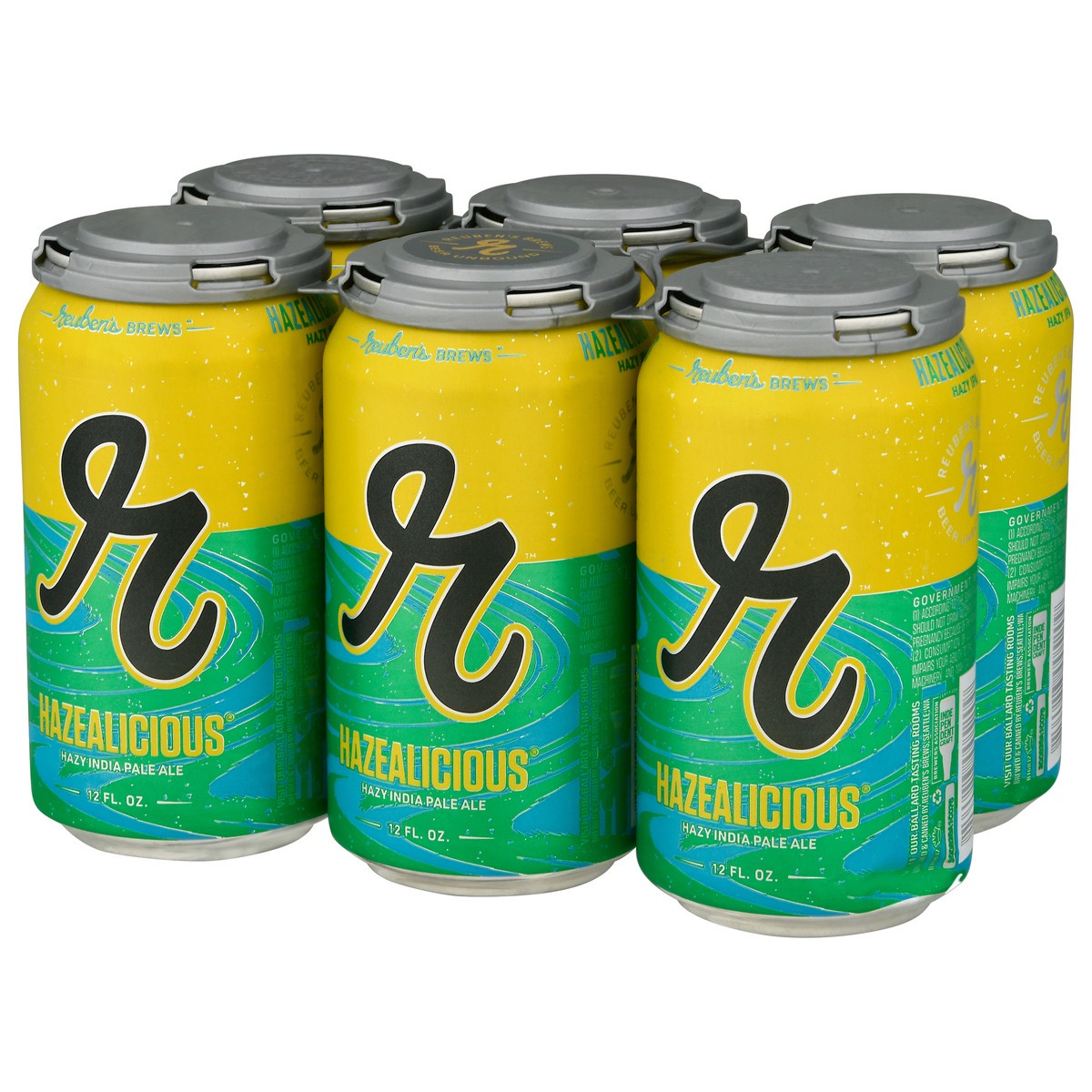 slide 7 of 8, Reuben's Brews Hazealicious Beer 6 ea, 6 ct