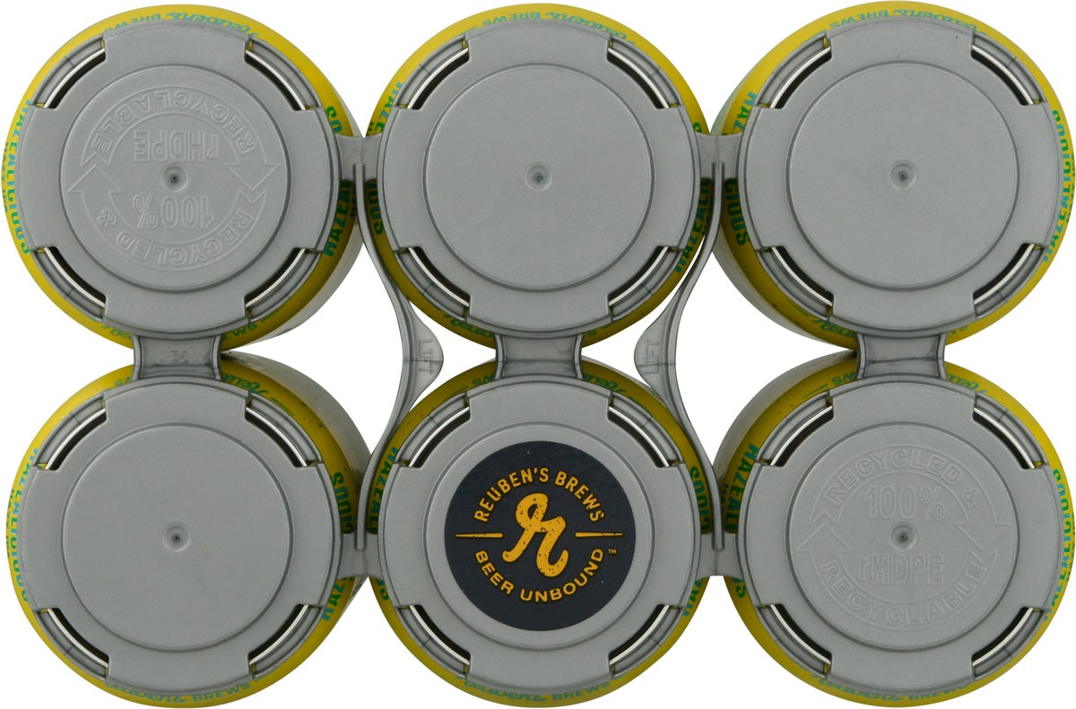 slide 4 of 8, Reuben's Brews Hazealicious Beer 6 ea, 6 ct