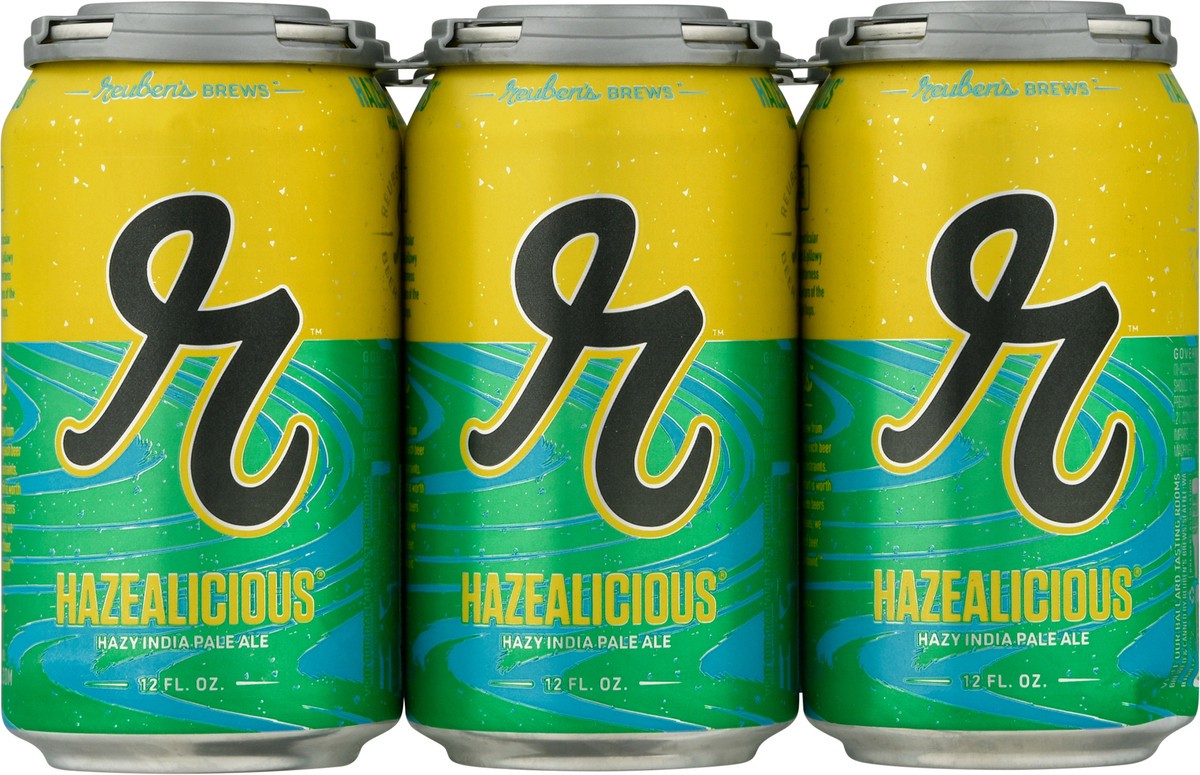 slide 5 of 8, Reuben's Brews Hazealicious Beer 6 ea, 6 ct