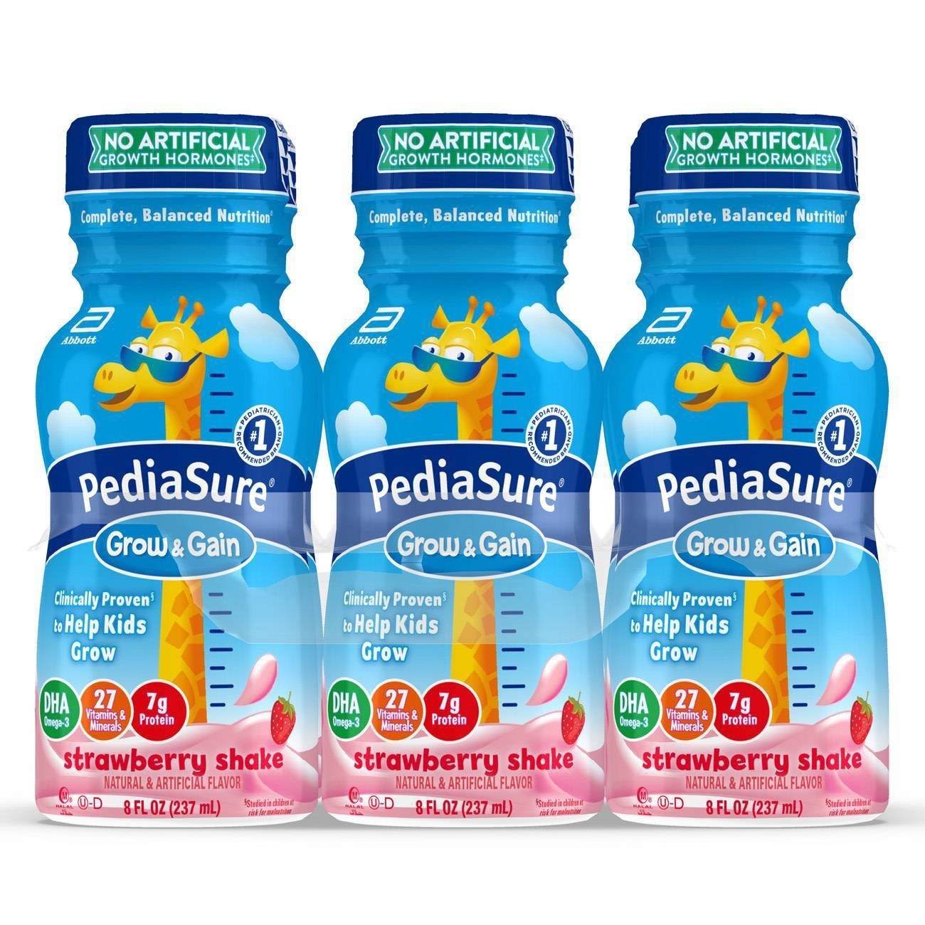 PediaSure Grow & Gain Organic Kids' Strawberry Shake Nutritional Drink