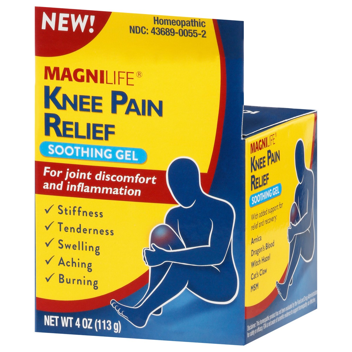 slide 12 of 13, MagniLife Soothing Gel Knee Pain Relief 4 oz, 4 oz