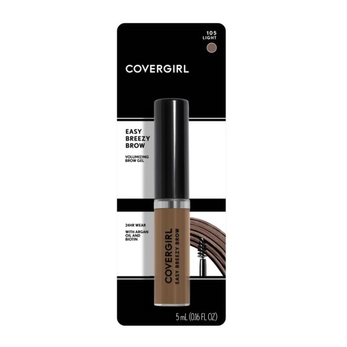 slide 1 of 5, Covergirl Brow Gel Light, 0.1 oz