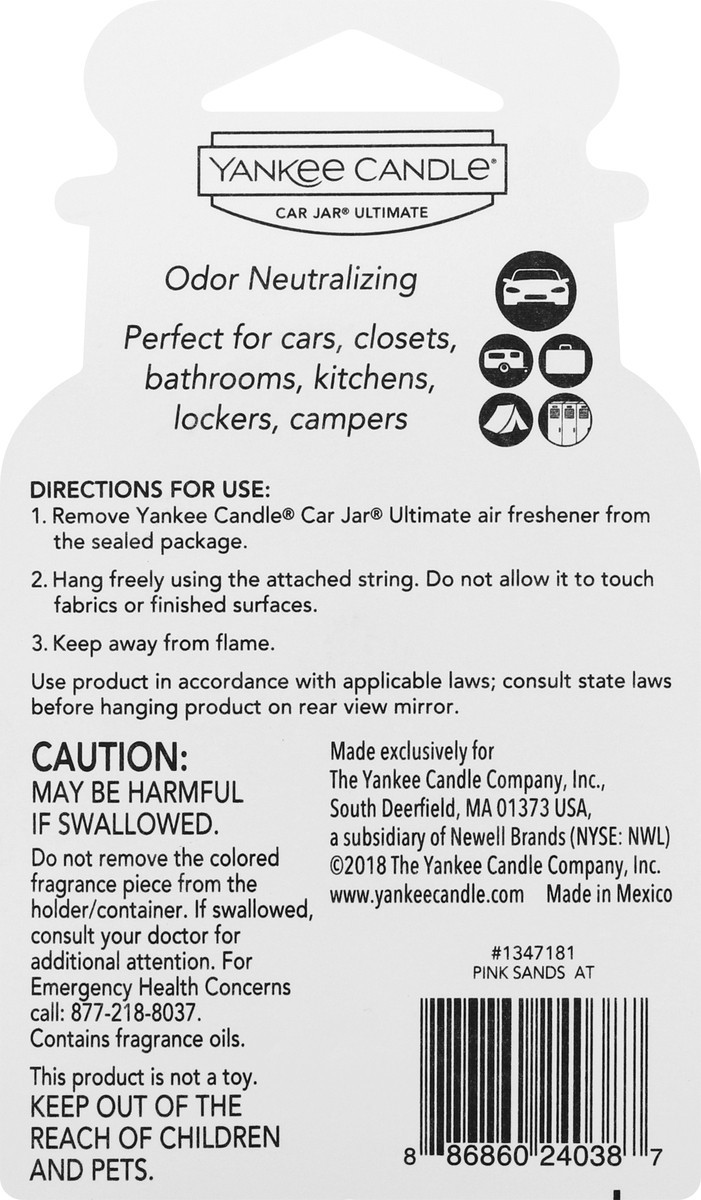 slide 2 of 10, Yankee Candle Pink Sands Air Freshener 1 ea, 1 ct