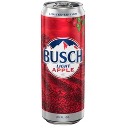 Busch Light Apple American Lager Beer 25 fl oz Single Can