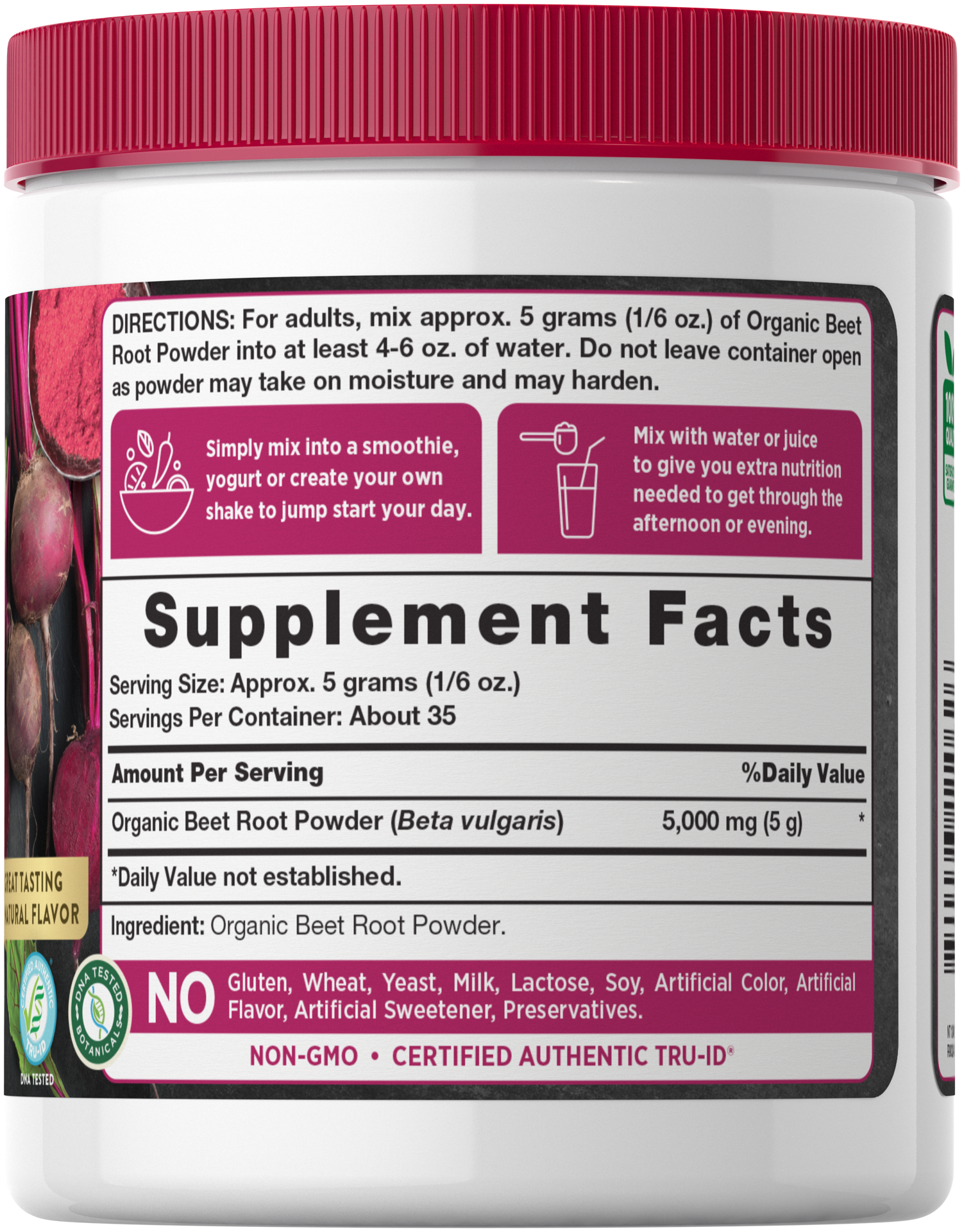 slide 4 of 4, Nature's Truth Beet Root Powder Complex 6.1 oz, 6.1 oz