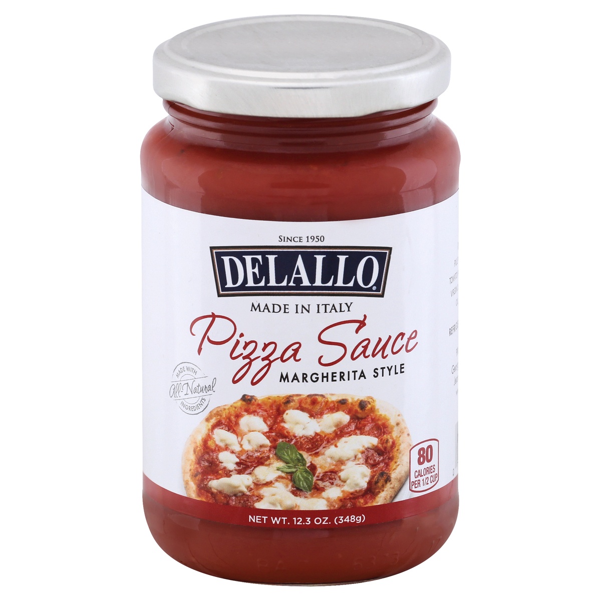 slide 1 of 8, DeLallo Imported Pizza Sauce Margherita Style, 12.3 oz