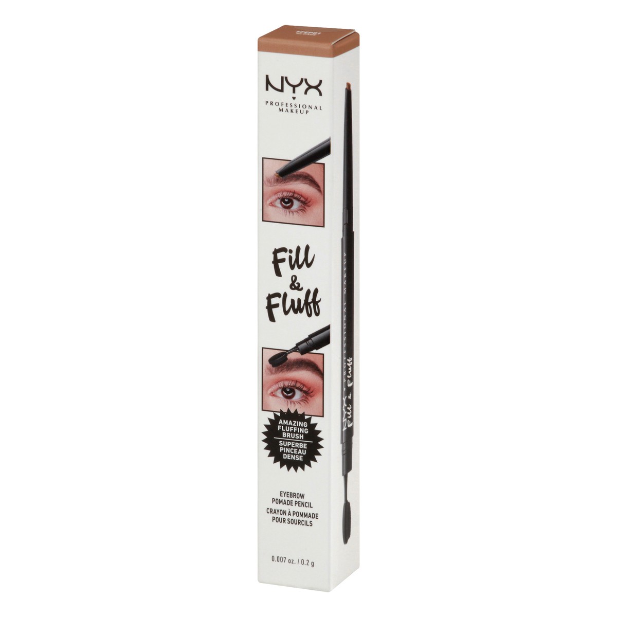 slide 5 of 9, NYX Professional Makeup FFEP01 Blonde Fill & Fluff Eyebrow Pomade Pencil 0.007 oz, 0.007 oz