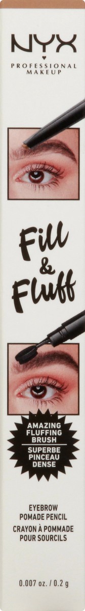 slide 2 of 9, NYX Professional Makeup FFEP01 Blonde Fill & Fluff Eyebrow Pomade Pencil 0.007 oz, 0.007 oz