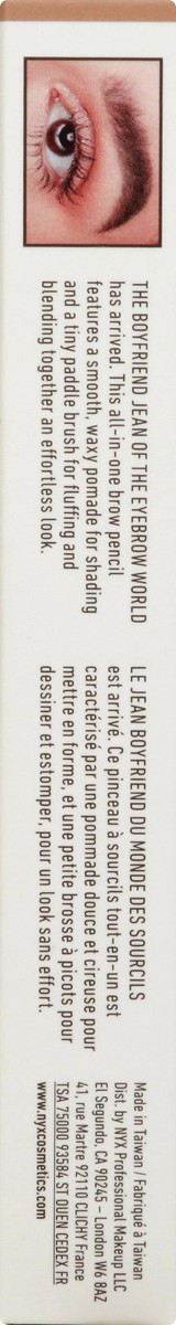 slide 4 of 9, NYX Professional Makeup FFEP01 Blonde Fill & Fluff Eyebrow Pomade Pencil 0.007 oz, 0.007 oz