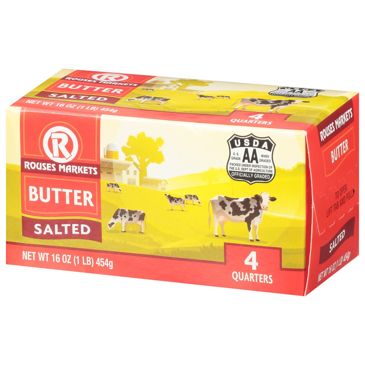 slide 8 of 9, Rouses Markets Salted Butter 4 ea, 4 ct