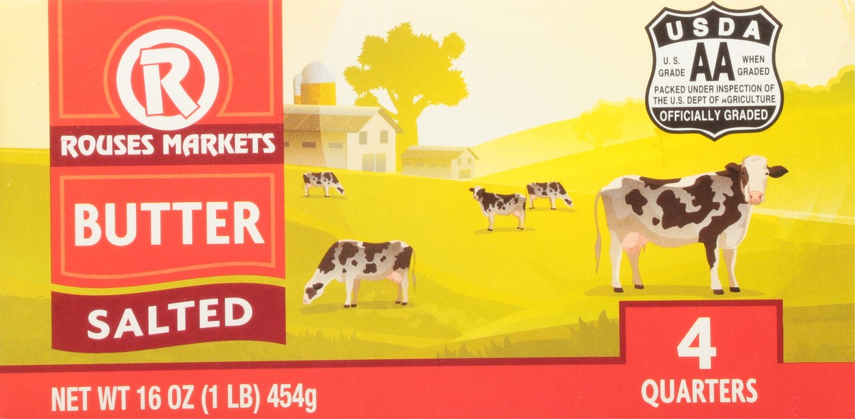 slide 5 of 9, Rouses Markets Salted Butter 4 ea, 4 ct