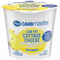 slide 1 of 1, Kroger Carbmaster 2% Low Fat Pineapple Cottage Cheese, 5.65 oz