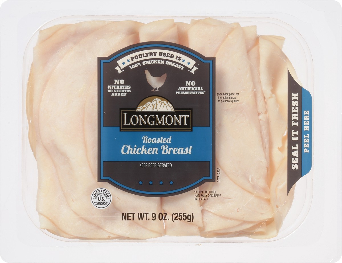slide 6 of 14, Longmont Roasted Chicken Breast 9 oz, 9 oz