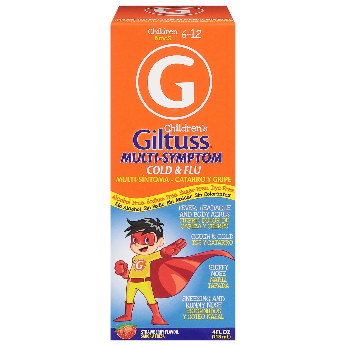 slide 12 of 14, Giltuss Children M/Symptom Cold/Flu, 1 ct