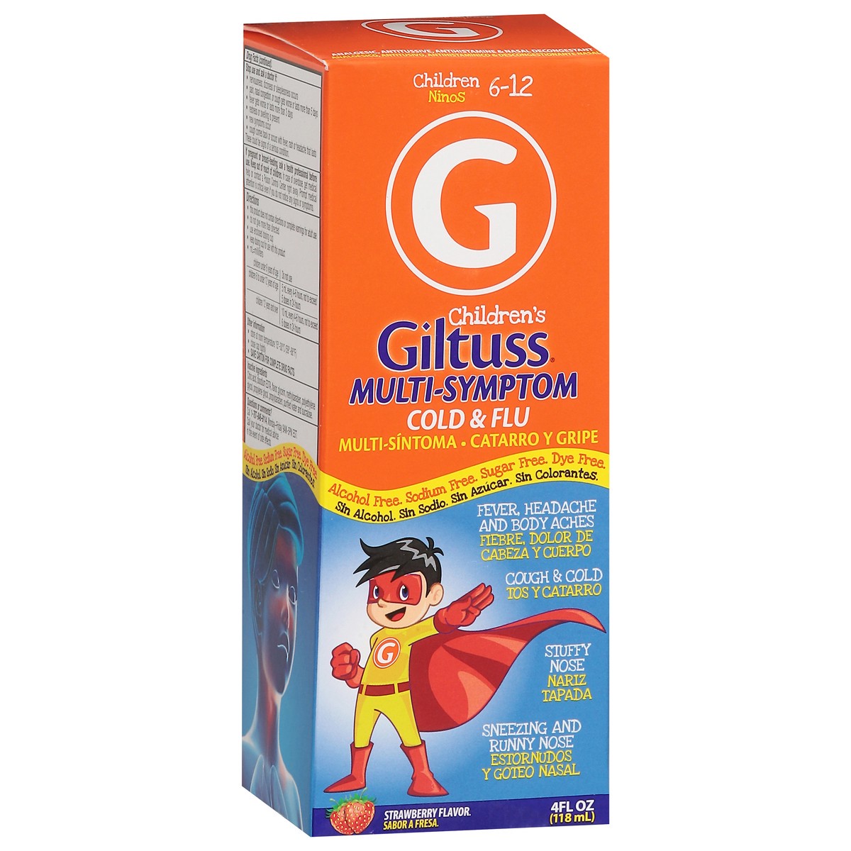 slide 4 of 14, Giltuss Children M/Symptom Cold/Flu, 1 ct