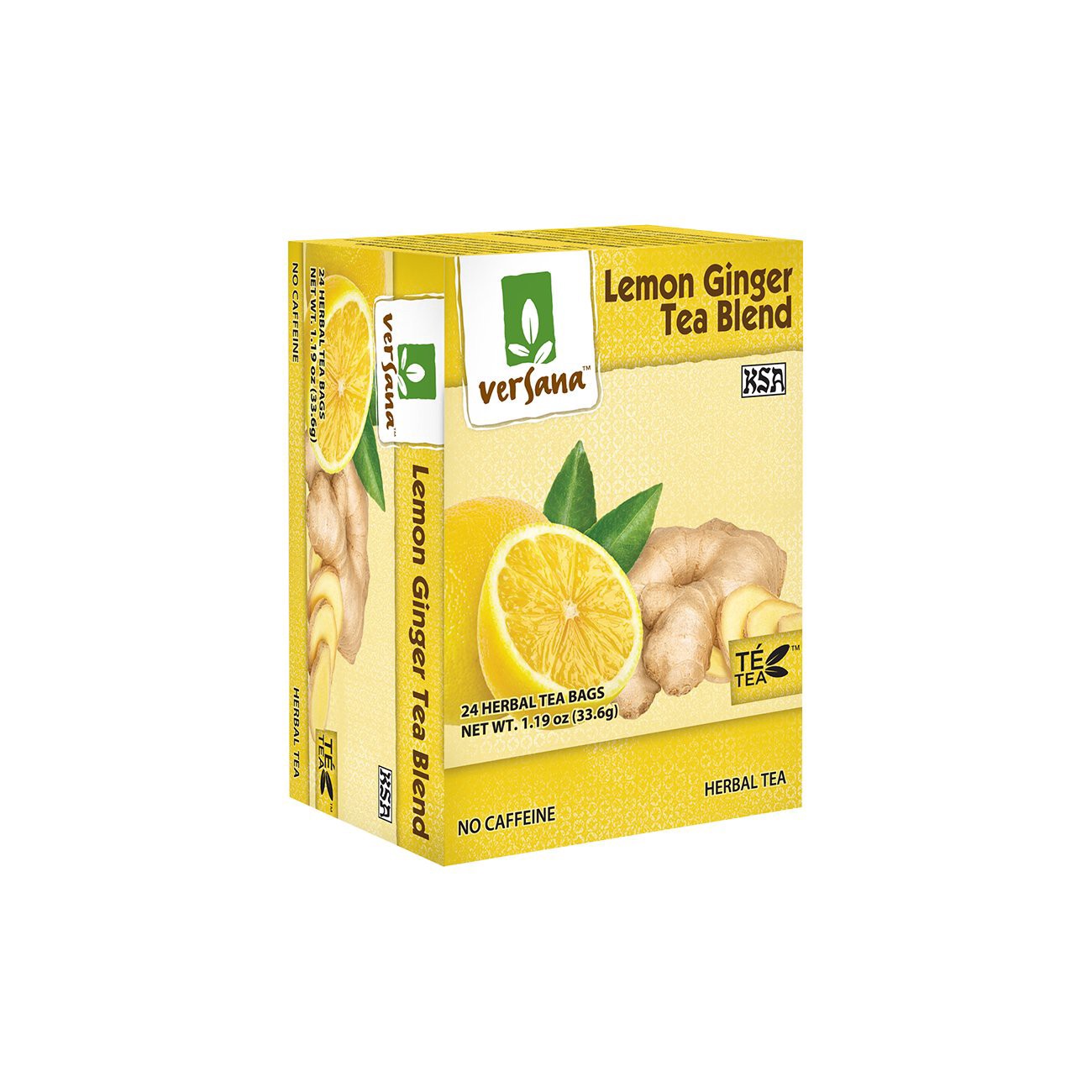 slide 1 of 1, Versana Lemon Ginger Tea Blend, 24 ct