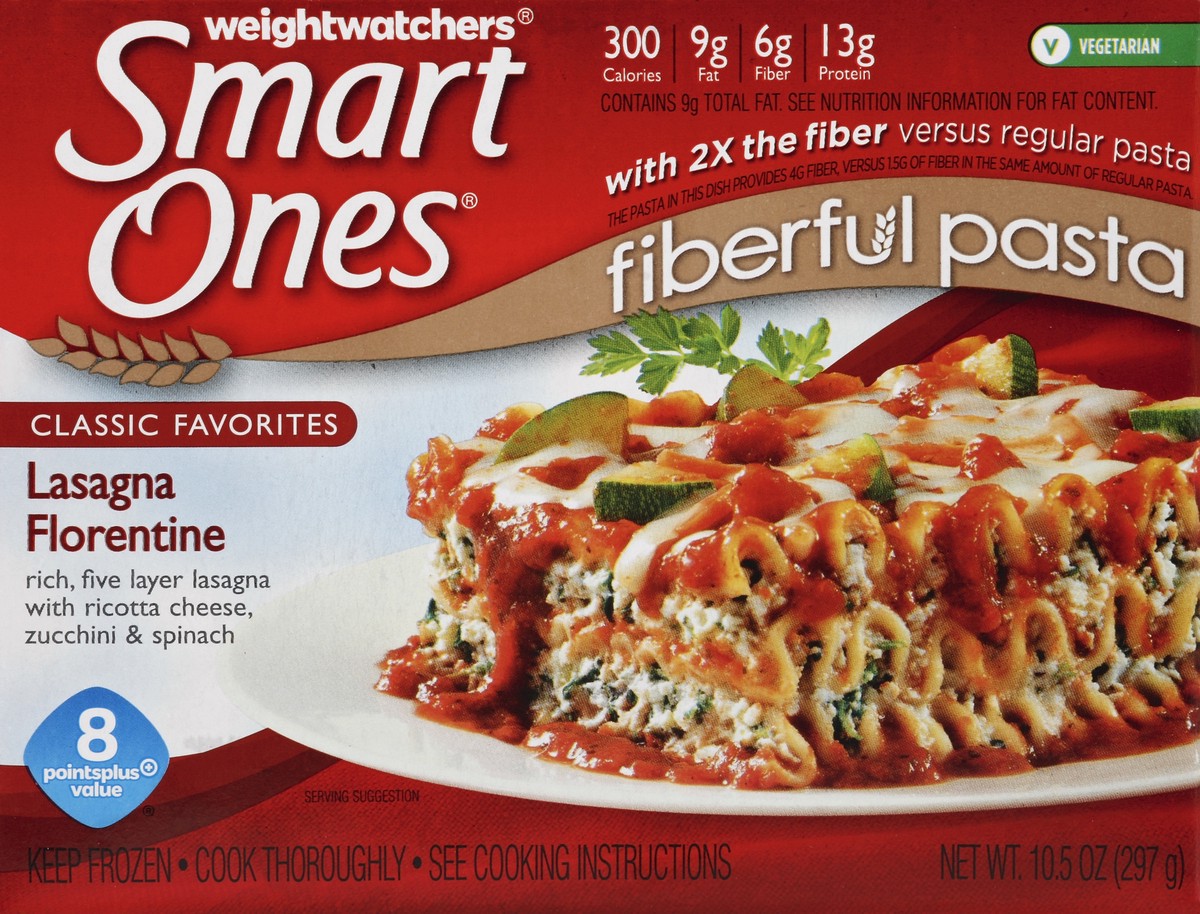 slide 1 of 4, Smart Ones Lasagna Florentine 10.5 oz, 10.5 oz