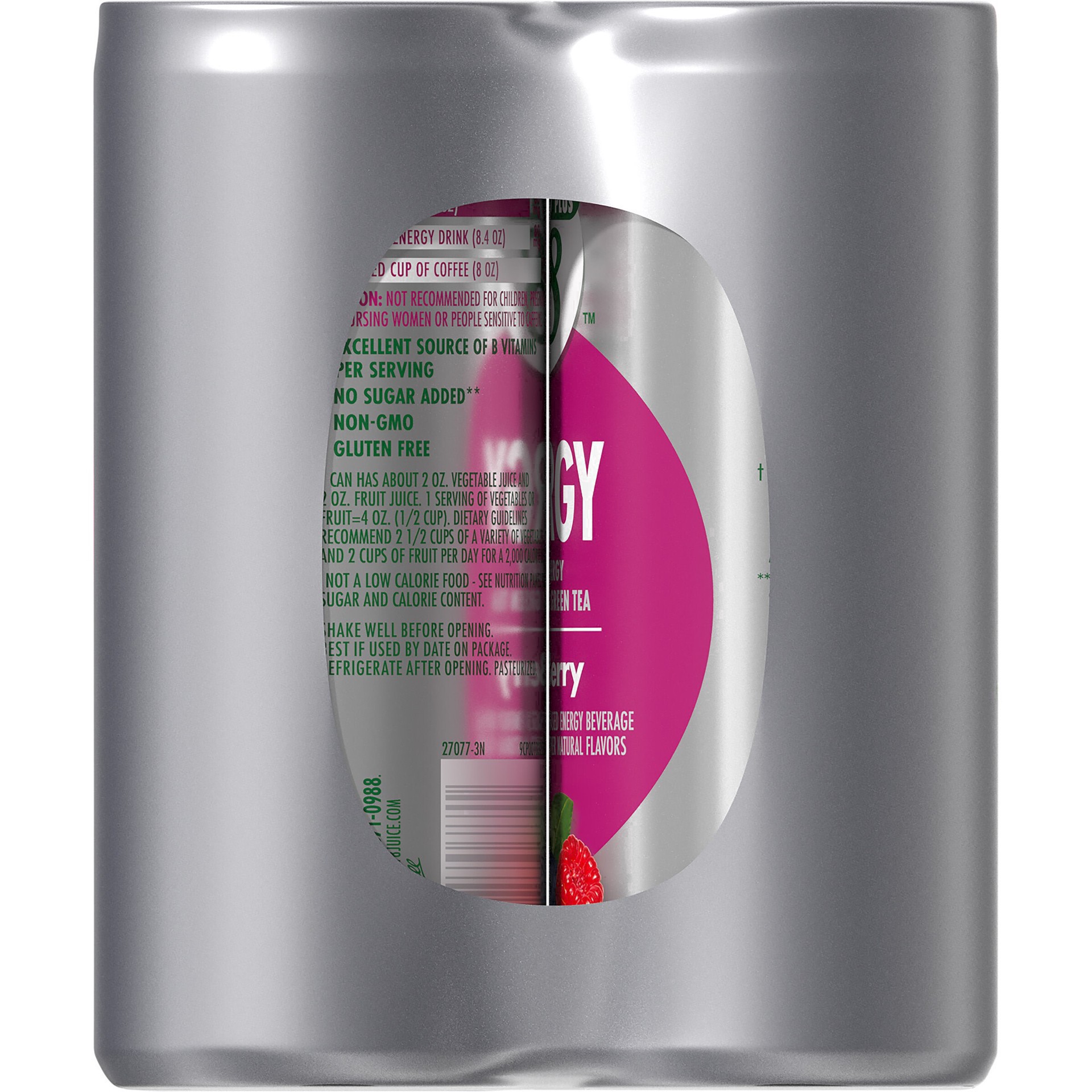 slide 42 of 78, V8 Wild Berry Flavored Energy Drink, 48 fl oz