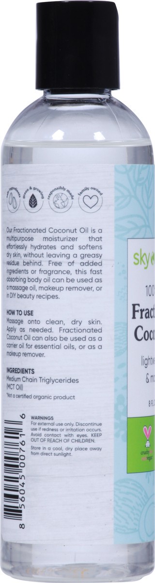 slide 2 of 9, Sky Organics Fractionated 100% Pure Coconut Oil 8 fl oz, 8 fl oz