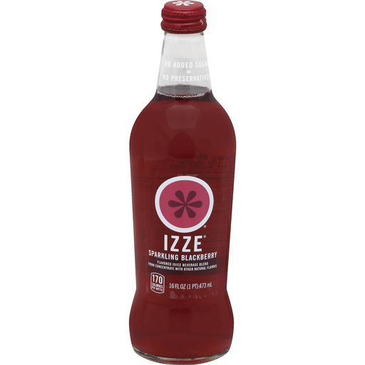 slide 1 of 1, Izze Blackberry Sparkling Beverage, 16 oz