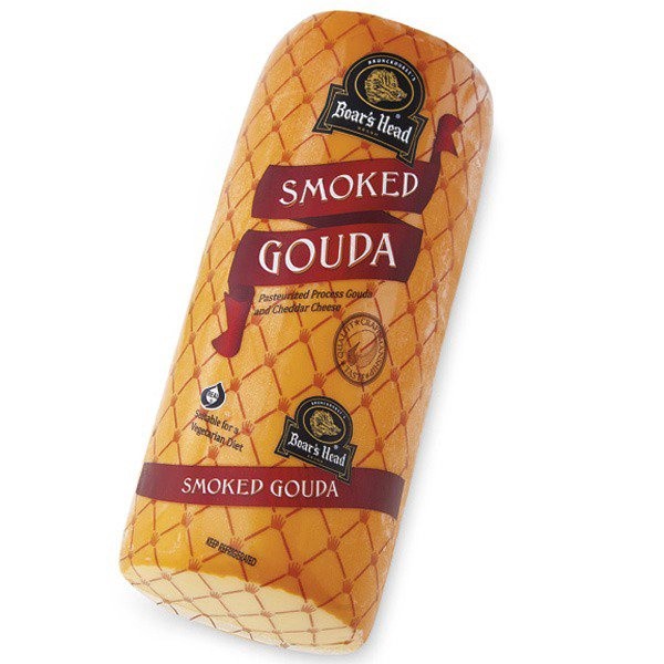slide 1 of 1, Boar's Head Naturally Smoked Gouda Cheese, per lb