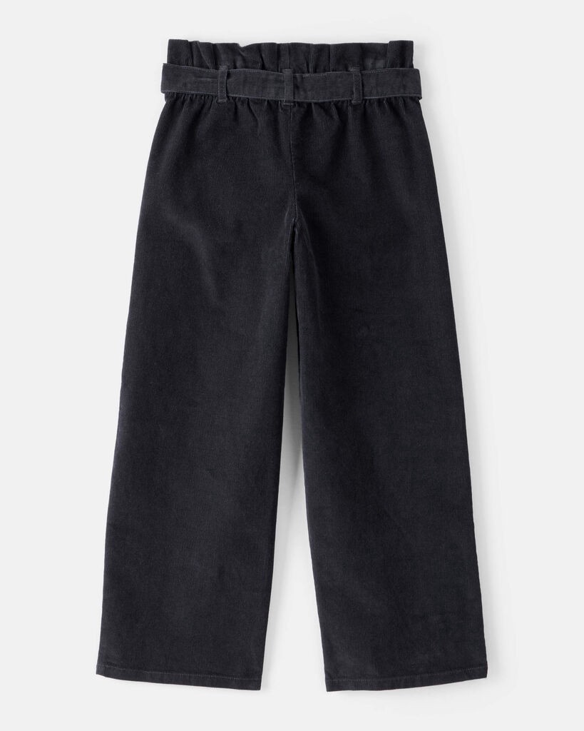 slide 3 of 3, Carter's Carters Girls Corduroy Wide-Leg Pants - Black Black 6-6X, 1 ct