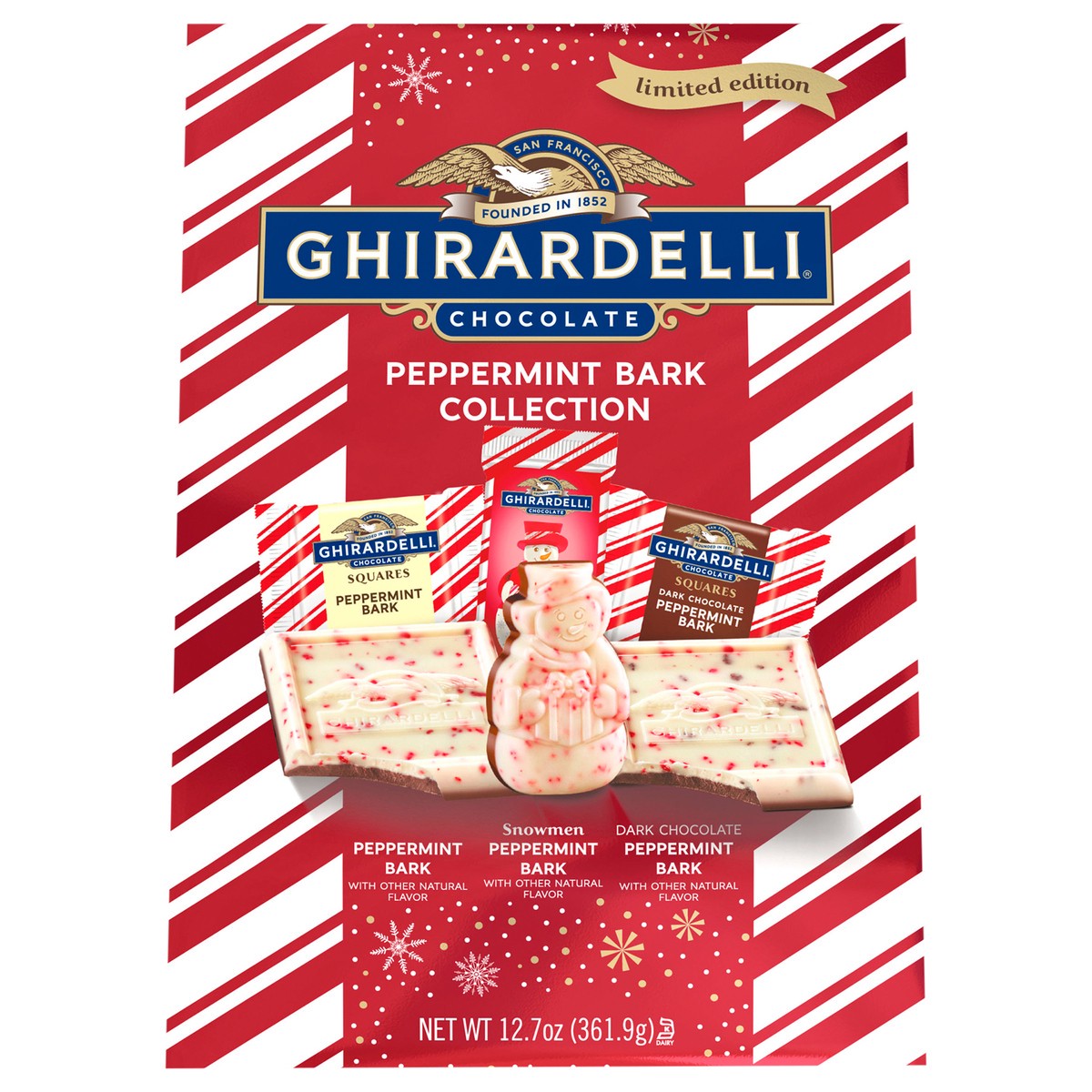 slide 1 of 9, GHIRARDELLI Peppermint Bark Chocolate Collection Assortment, 12.7 oz, 12.7 oz