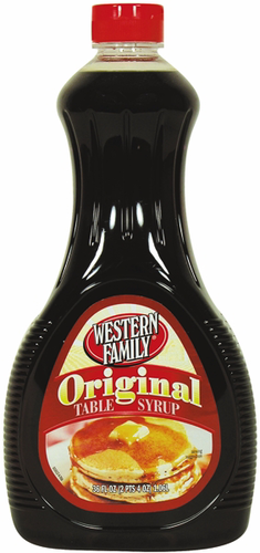 slide 1 of 1, Western Family Original Table Syrup, 36 oz