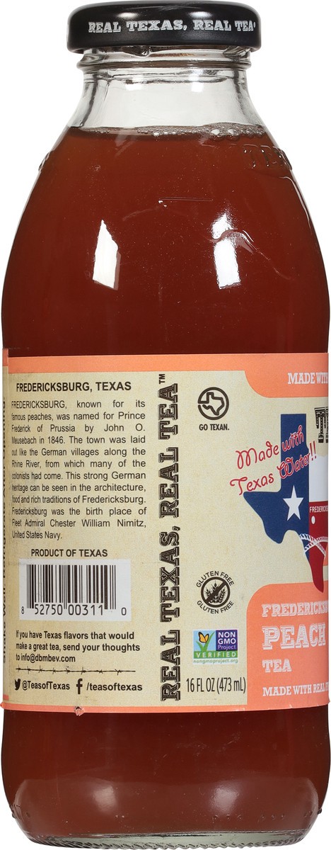 slide 13 of 14, Texas Tea Slim Peach Tea- 16 fl oz, 16 fl oz