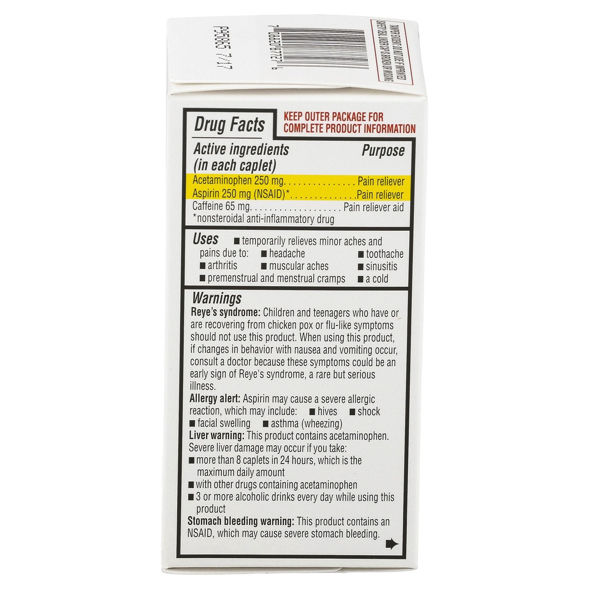 slide 12 of 21, Meijer Extra Strength Headache Relief Caplets, 50 ct