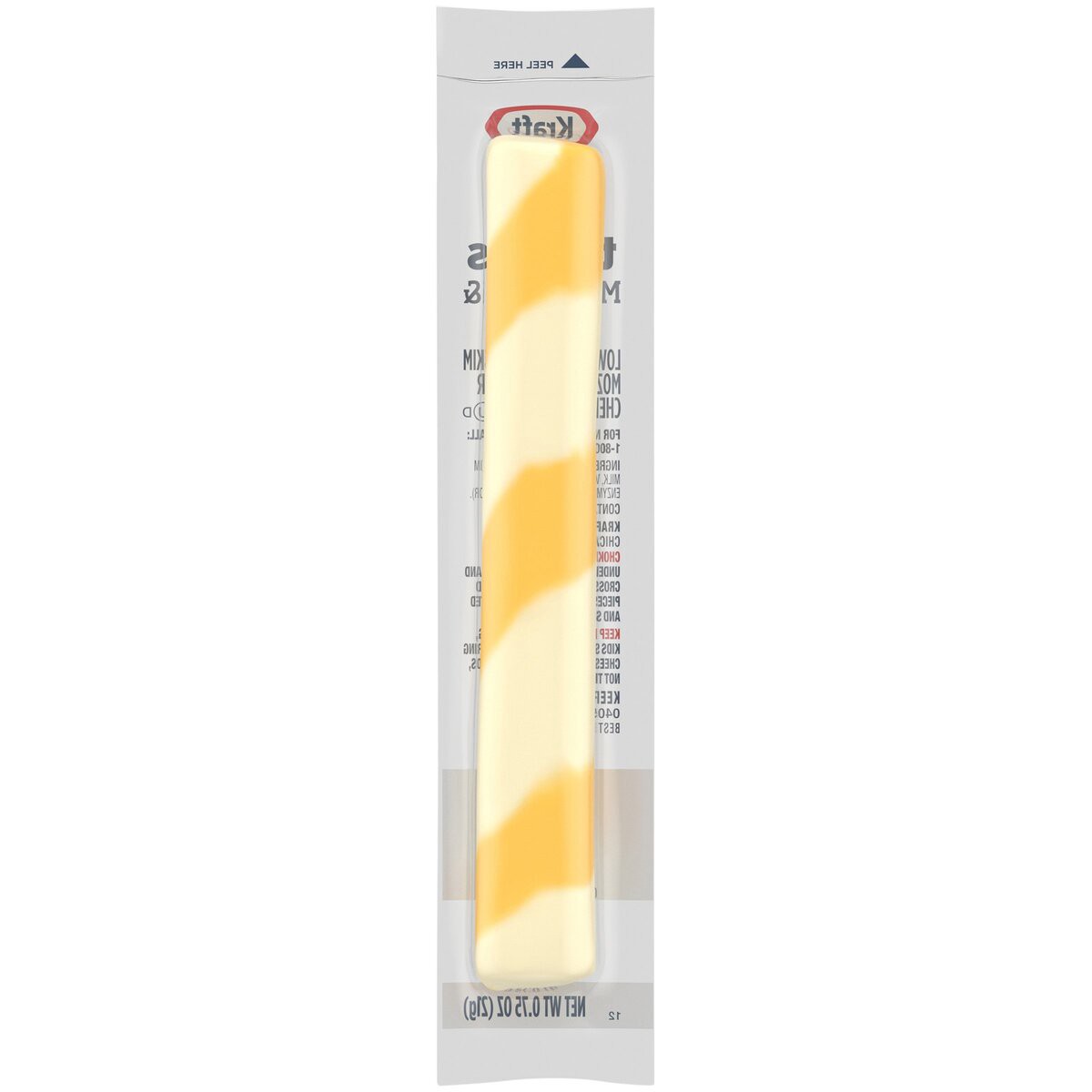 slide 2 of 7, Kraft Twists String Cheese Mozzarella & Cheddar Cheese Snack, 0.75 oz Stick, 0.75 oz